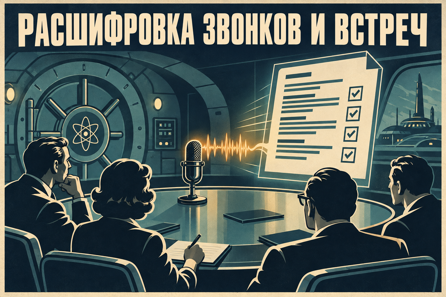 Иллюстрация: протоколы встреч и звонков